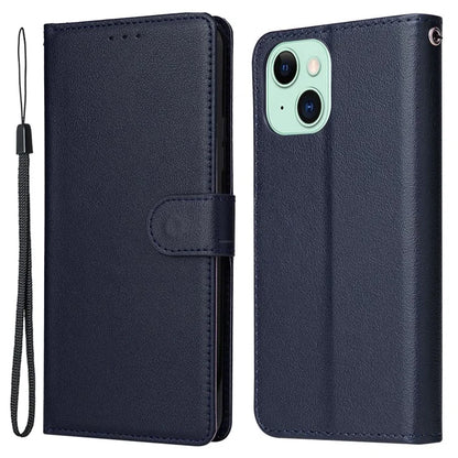 Cell Phone Case for iPhone 15 Wallet PU Leather Stand Mobile Phone Shell