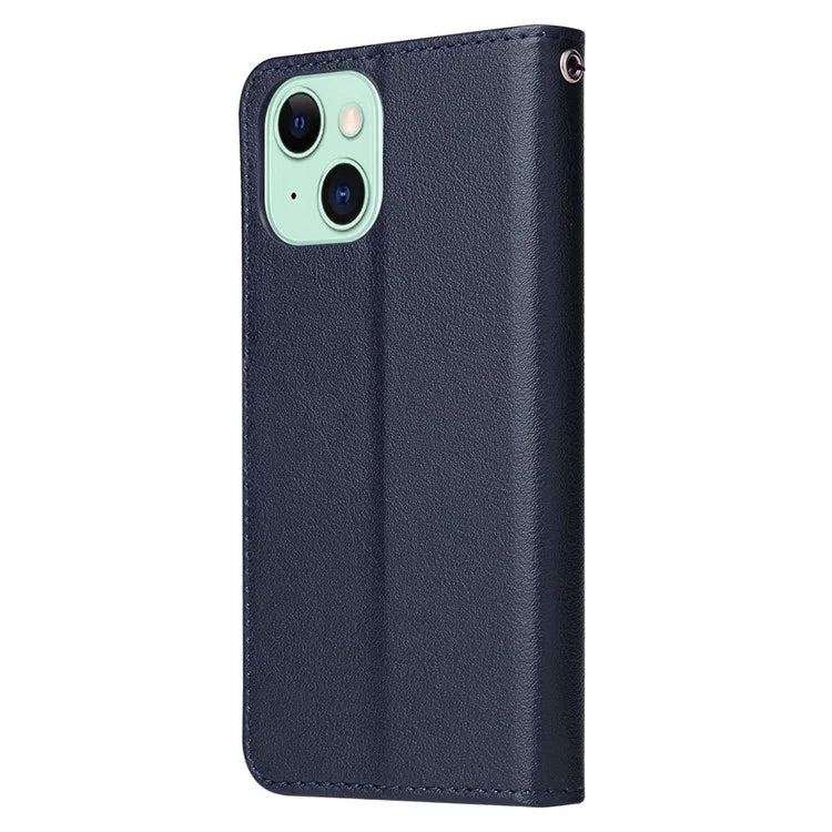 Cell Phone Case for iPhone 15 Wallet PU Leather Stand Mobile Phone Shell