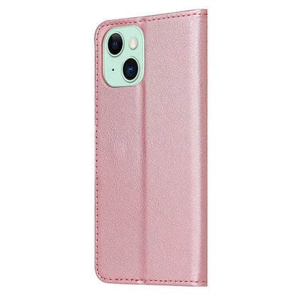 Cell Phone Case for iPhone 15 Wallet PU Leather Stand Mobile Phone Shell