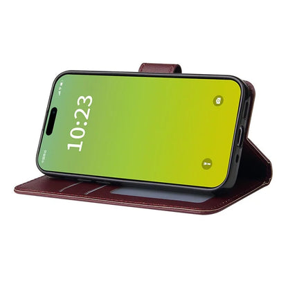 Cell Phone Case for iPhone 15 Wallet PU Leather Stand Mobile Phone Shell