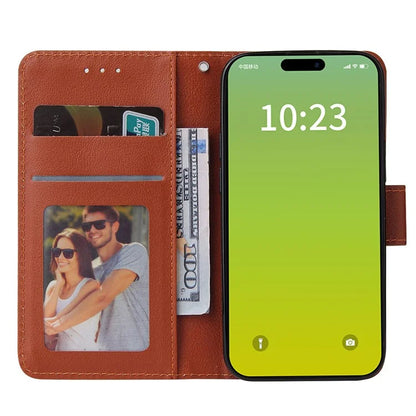 Cell Phone Case for iPhone 15 Wallet PU Leather Stand Mobile Phone Shell