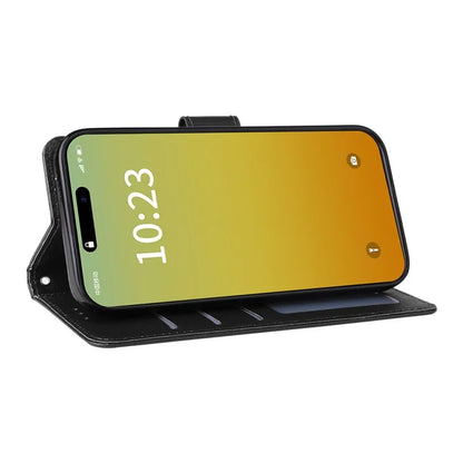 For iPhone 15 Pro Cases PU Leather Phone Cover Cell Phone Case Wallet with Stand Function