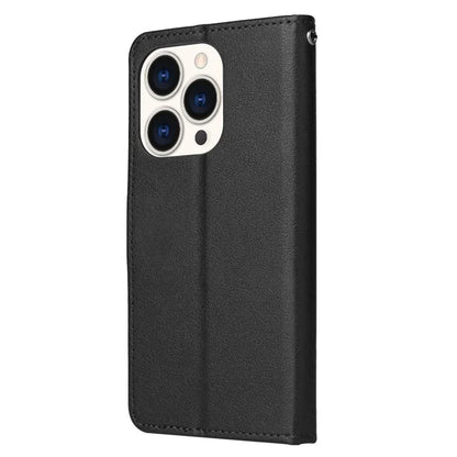 For iPhone 15 Pro Cases PU Leather Phone Cover Cell Phone Case Wallet with Stand Function
