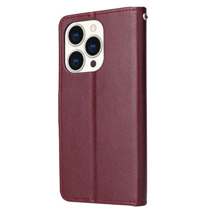 For iPhone 15 Pro Cases PU Leather Phone Cover Cell Phone Case Wallet with Stand Function