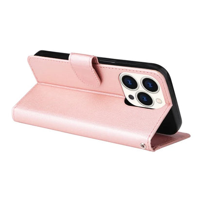 For iPhone 15 Pro Cases PU Leather Phone Cover Cell Phone Case Wallet with Stand Function