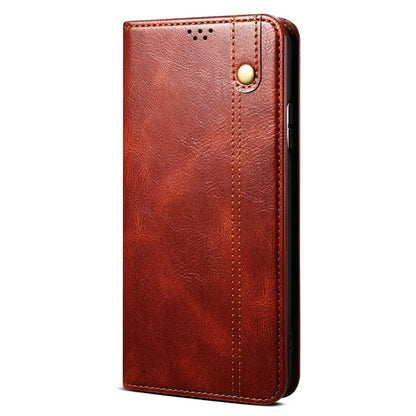 For Xiaomi 14 Ultra Leather Case Waxy Crazy Horse Texture Wallet Phone Cover