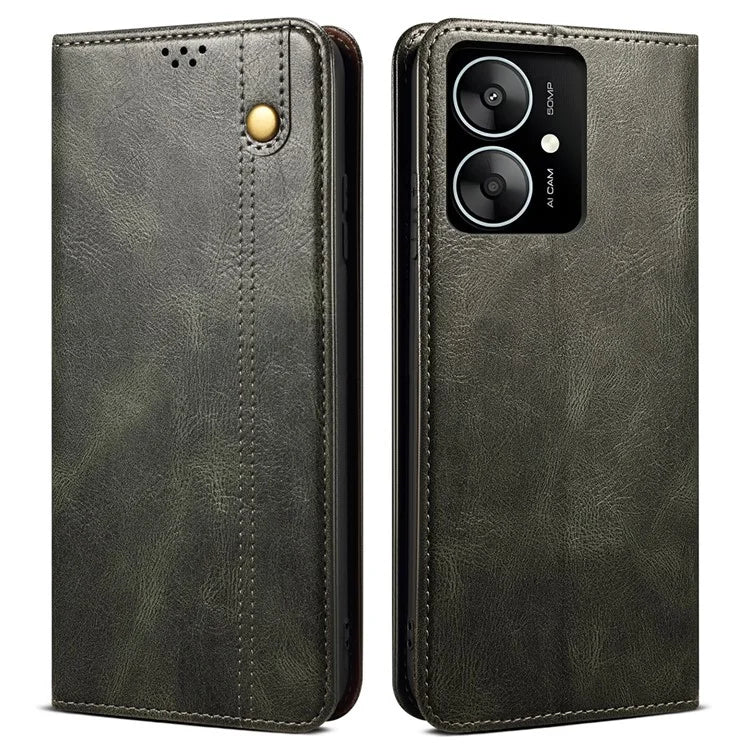 For Xiaomi Redmi 13C 5G / Redmi 13R 5G / Poco M6 5G Case Leather Wallet Cover Magnetic Closing