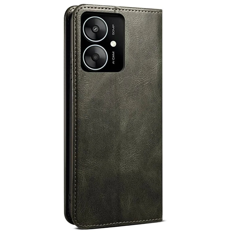 For Xiaomi Redmi 13C 5G / Redmi 13R 5G / Poco M6 5G Case Leather Wallet Cover Magnetic Closing