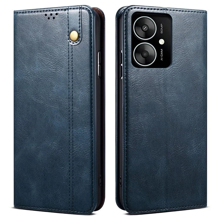 For Xiaomi Redmi 13C 5G / Redmi 13R 5G / Poco M6 5G Case Leather Wallet Cover Magnetic Closing