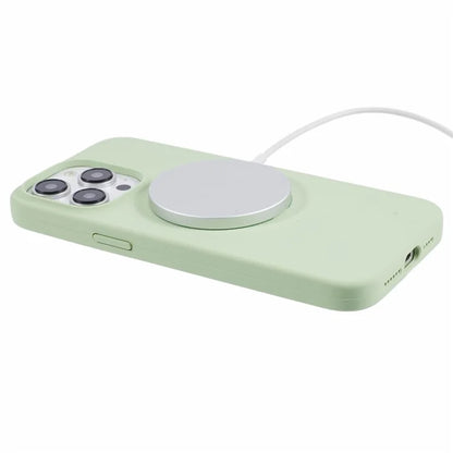 BJT Series For Phone 14 Pro Max Case TPU+Silicone Fabric Lining Protective Shell Compatible with MagSafe