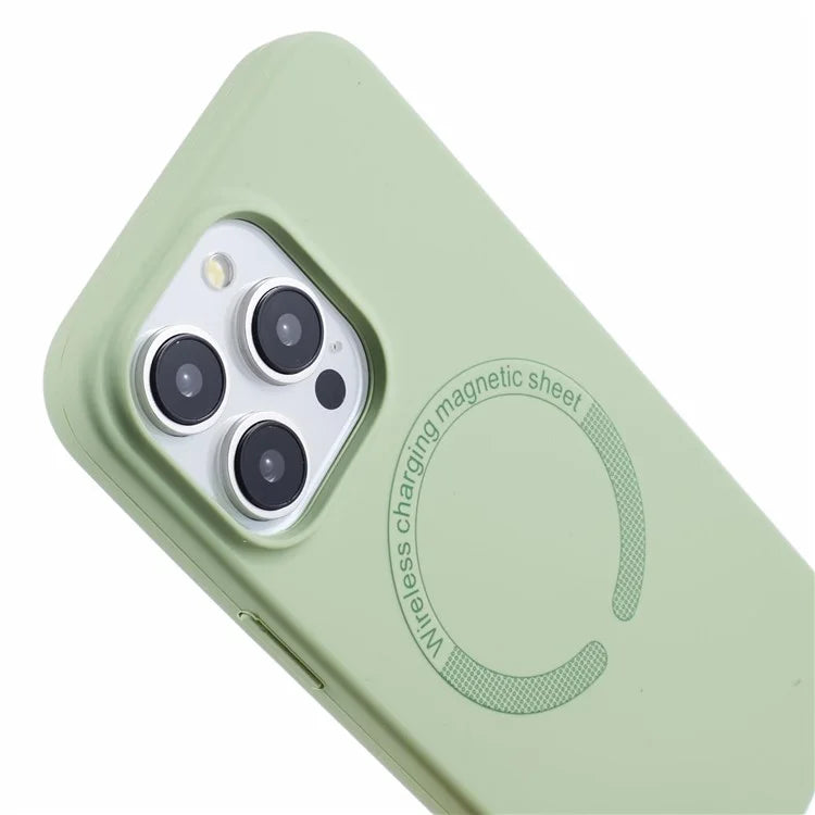 BJT Series For Phone 14 Pro Max Case TPU+Silicone Fabric Lining Protective Shell Compatible with MagSafe