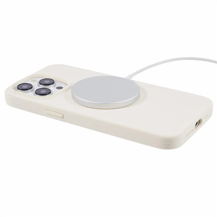BJT Series For Phone 14 Pro Max Case TPU+Silicone Fabric Lining Protective Shell Compatible with MagSafe