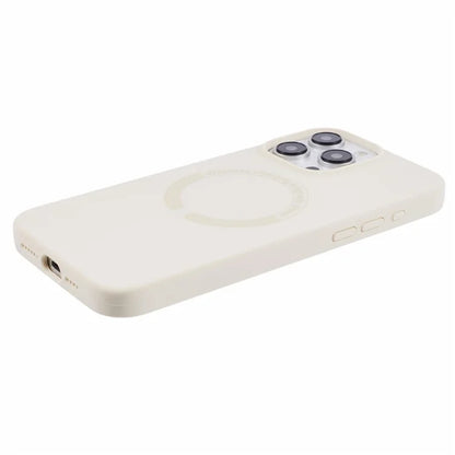 BJT Series For Phone 14 Pro Max Case TPU+Silicone Fabric Lining Protective Shell Compatible with MagSafe
