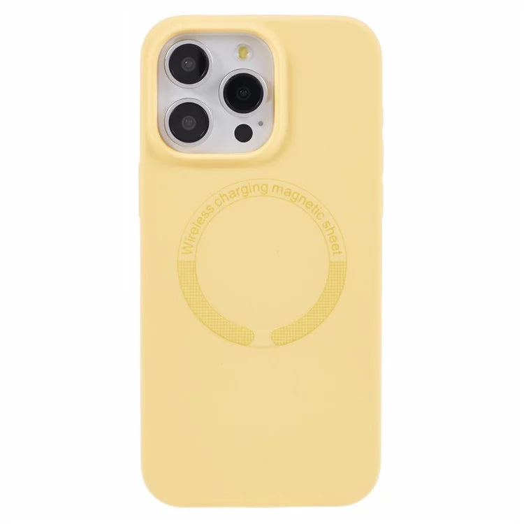 BJT Series For iPhone 13 Pro Max 6.7 inch Magnetic Phone Case TPU+Silicone Drop-resistant Back Shell