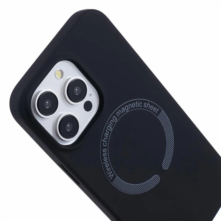 BJT Series For iPhone 12 Pro Max 6.7 inch Case Compatible with MagSafe TPU+Silicone Anti-drop Phone Shell