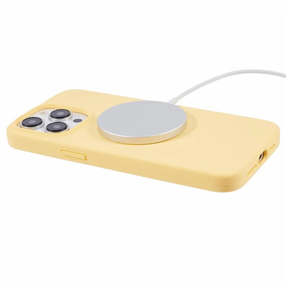 BJT Series For iPhone 12 Pro Max 6.7 inch Case Compatible with MagSafe TPU+Silicone Anti-drop Phone Shell