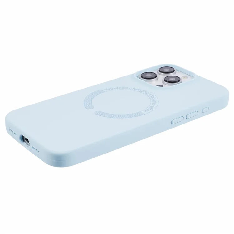 BJT Series For iPhone 12 Pro Max 6.7 inch Case Compatible with MagSafe TPU+Silicone Anti-drop Phone Shell