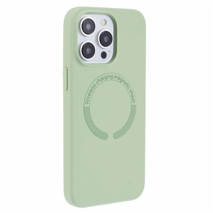 BJT Series For iPhone 13 Pro 6.1 inch Case Compatible with MagSafe TPU+Silicone Smart Phone Cover