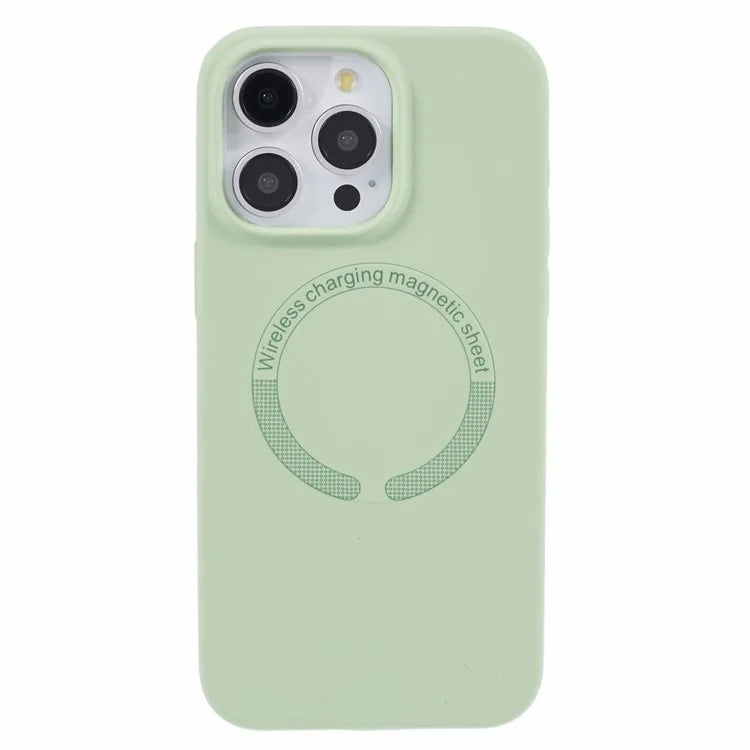 BJT Series For iPhone 13 Pro 6.1 inch Case Compatible with MagSafe TPU+Silicone Smart Phone Cover