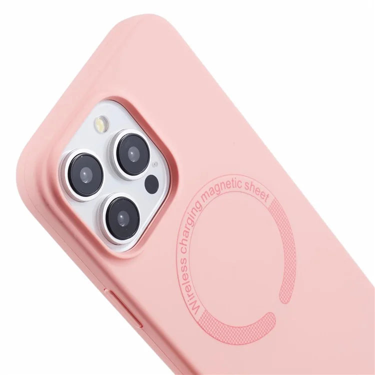 BJT Series For iPhone 13 Pro 6.1 inch Case Compatible with MagSafe TPU+Silicone Smart Phone Cover