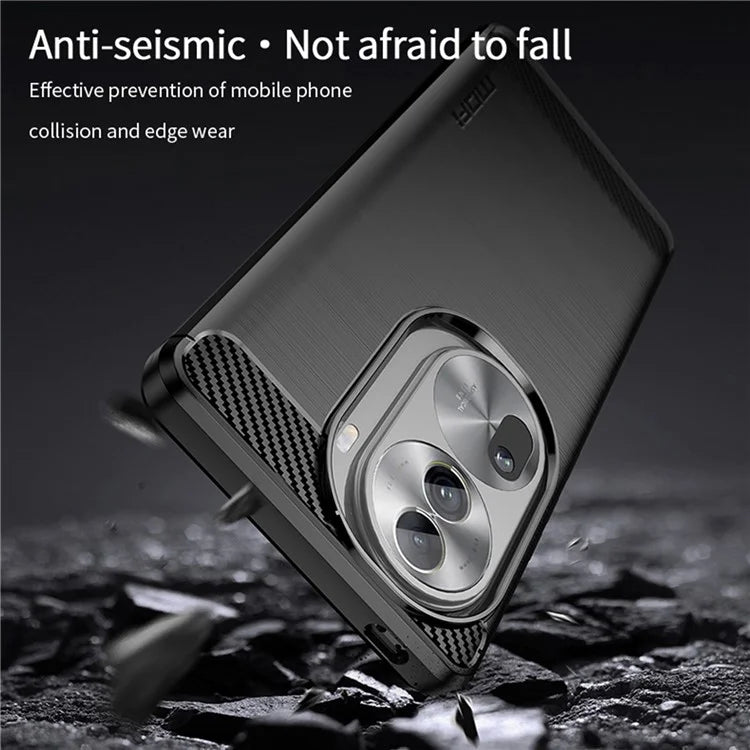 MOFI JK TPU Series-1 For Oppo Reno11 Pro 5G (Global) TPU Phone Case Carbon Fiber Texture Phone Cover