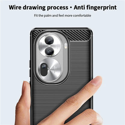 MOFI JK TPU Series-1 For Oppo Reno11 Pro 5G (Global) TPU Phone Case Carbon Fiber Texture Phone Cover