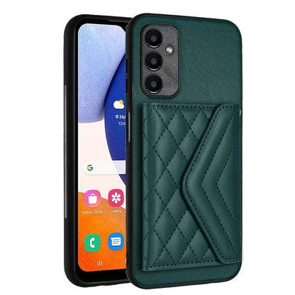 YB Leather Coating Series-8 For Samsung Galaxy A25 5G (Global) (161.0 x 76.5 x 8.3mm) Phone Case Card Bag Cover