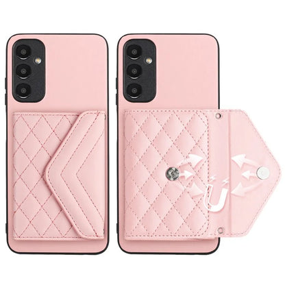 YB Leather Coating Series-8 For Samsung Galaxy A25 5G (Global) (161.0 x 76.5 x 8.3mm) Phone Case Card Bag Cover