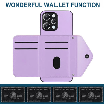 YB Leather Coating Series-8 For Xiaomi Redmi 12 4G Phone Case RFID Blocking Card Slots