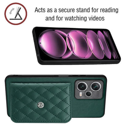 YB Leather Coating Series-8 For Xiaomi Redmi Note 12 5G (India) / Poco X5 5G Phone Case with Card Slots