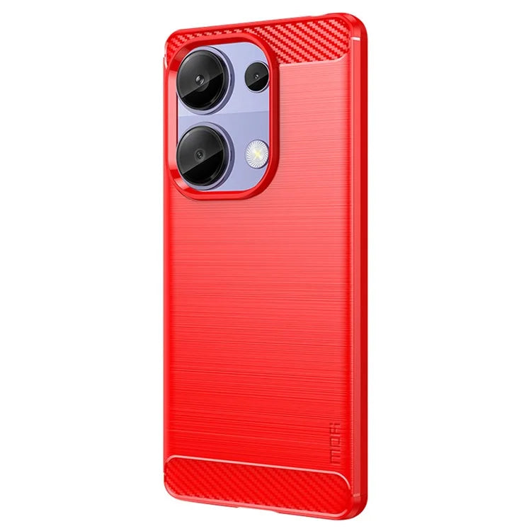 MOFI JK TPU Series-1 For Xiaomi Redmi Note 13 Pro 4G Case Carbon Fiber Texture Soft TPU Cover