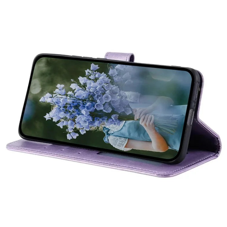 For Xiaomi Redmi A3 Case Mandala Flower Imprinted Drop Resistant Leather Phone Wallet Cover