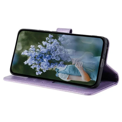 For Xiaomi Redmi A3 Case Mandala Flower Imprinted Drop Resistant Leather Phone Wallet Cover