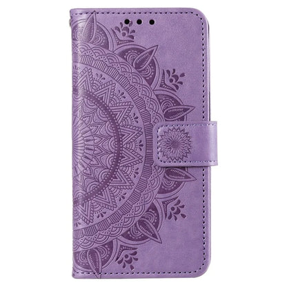 For Xiaomi Redmi A3 Case Mandala Flower Imprinted Drop Resistant Leather Phone Wallet Cover