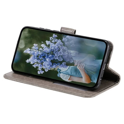For Xiaomi Redmi A3 Case Mandala Flower Imprinted Drop Resistant Leather Phone Wallet Cover