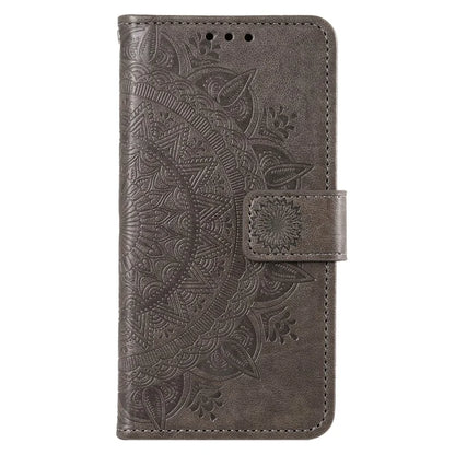 For Xiaomi Redmi A3 Case Mandala Flower Imprinted Drop Resistant Leather Phone Wallet Cover