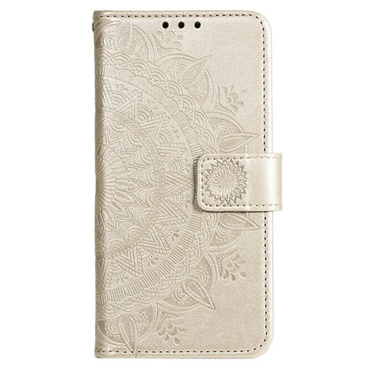 For Xiaomi Redmi A3 Case Mandala Flower Imprinted Drop Resistant Leather Phone Wallet Cover