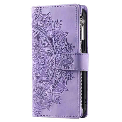 For Honor X8b 4G Case PU Leather Mandala Pattern Imprinted Design Phone Cover