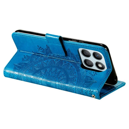 For Honor X8b 4G Case PU Leather Card Holder Mandala Imprinted Shockproof Cover