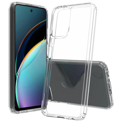 For Motorola Moto G 5G (2024) Case TPU+Acrylic Transparent Phone Cover Anti-drop