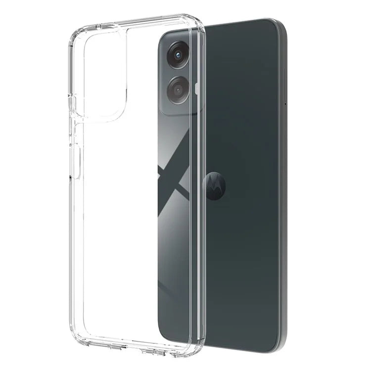 For Motorola Moto G 5G (2024) Case TPU+Acrylic Transparent Phone Cover Anti-drop