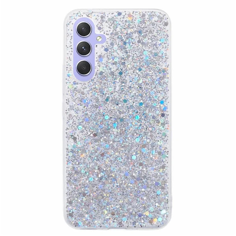 For Samsung Galaxy A15 4G / 5G Case Bump Proof Glittery Phone TPU Cover