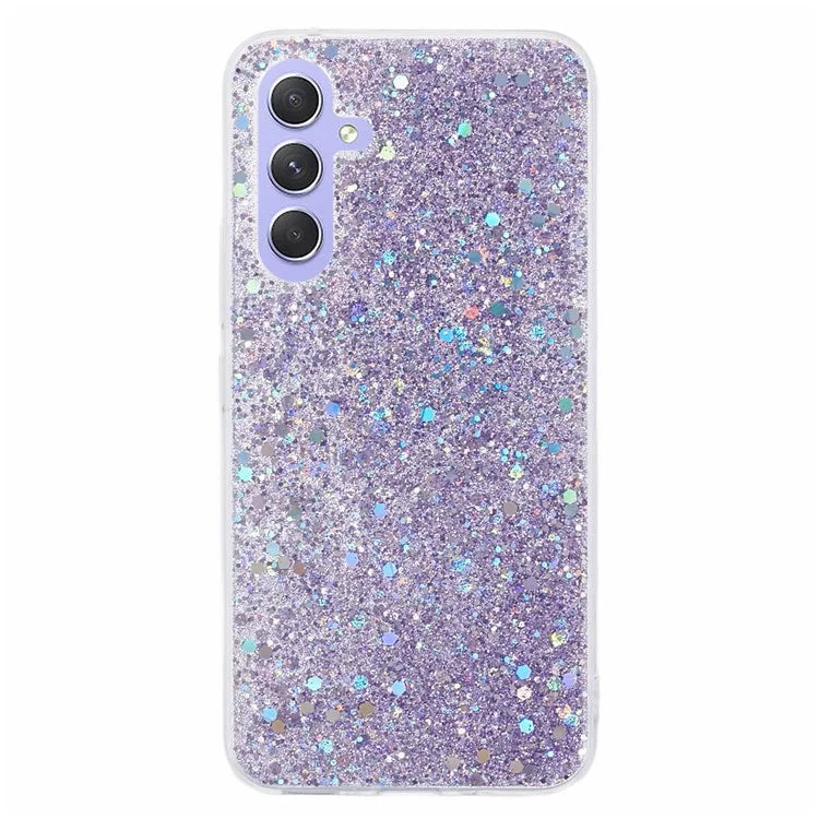 For Samsung Galaxy A15 4G / 5G Case Bump Proof Glittery Phone TPU Cover