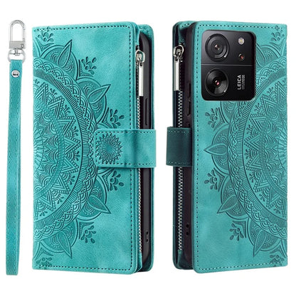 For Xiaomi 13T / 13T Pro / Redmi K60 Ultra Case Mandala Pattern Magnetic Folio Phone Cover