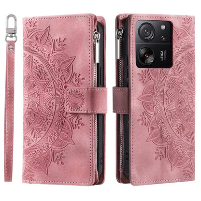For Xiaomi 13T / 13T Pro / Redmi K60 Ultra Case Mandala Pattern Magnetic Folio Phone Cover