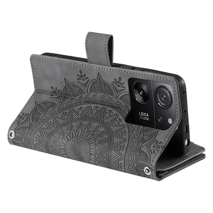 For Xiaomi 13T / 13T Pro / Redmi K60 Ultra Case Mandala Pattern Magnetic Folio Phone Cover
