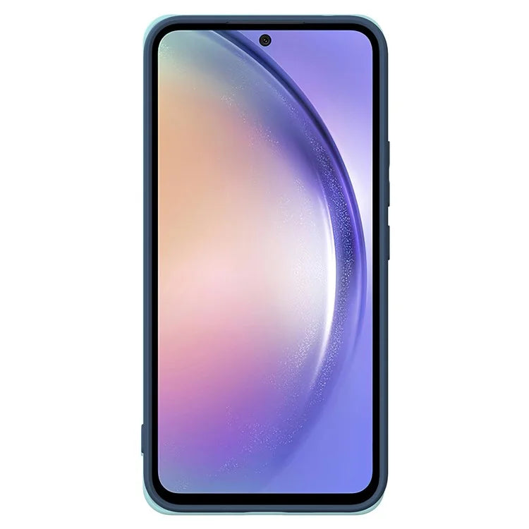 For Samsung Galaxy A05s 4G Liquid Silicone Case Ring Kickstand Cover with Strap
