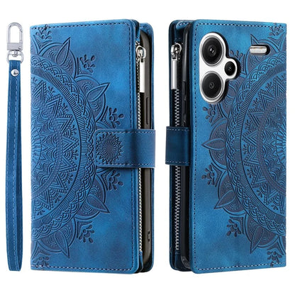 For Xiaomi Redmi Note 13 Pro+ 5G Leather Case Mandala Pattern Wallet Phone Cover