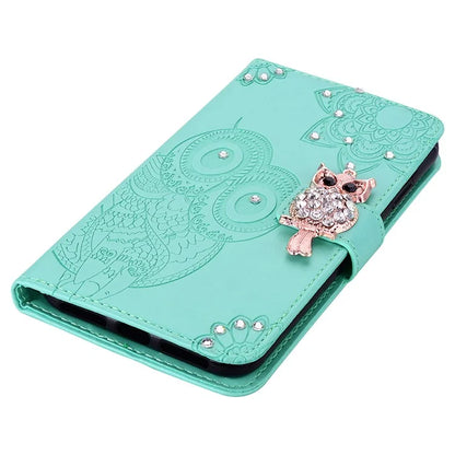 For Xiaomi Redmi Note 13 Pro 5G / Poco X6 5G Case Wallet Flip Phone Leather Cover Owl Flower Imprinted