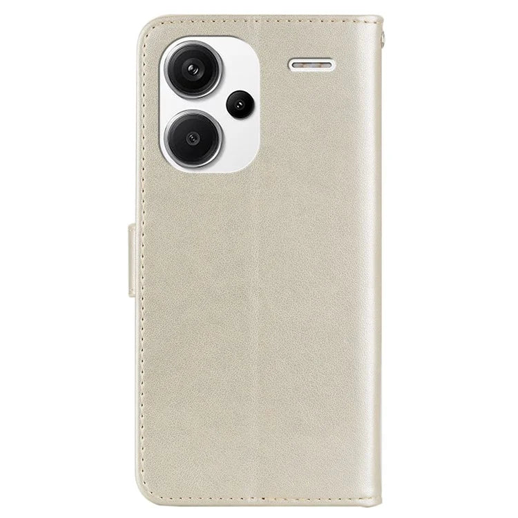 For Xiaomi Redmi Note 13 Pro+ 5G Case Wallet Leather Cover Rhinestone Decor